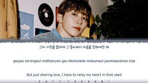 SEUNGKWAN (승관) - ‘Dandelion’ (민들레) Lyrics [Color Coded_Han_Rom_Eng]