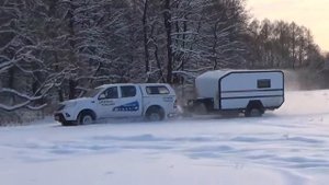 Зимняя поездка на Foton Tunland от Анатолия Рудова