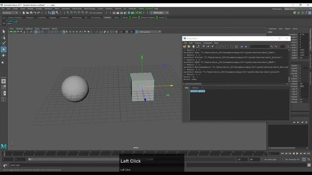How to run scripts, source scripts, and make buttons in Maya смотреть онлайн