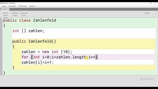 Arrays und Methoden mit BlueJ implementieren смотреть онлайн