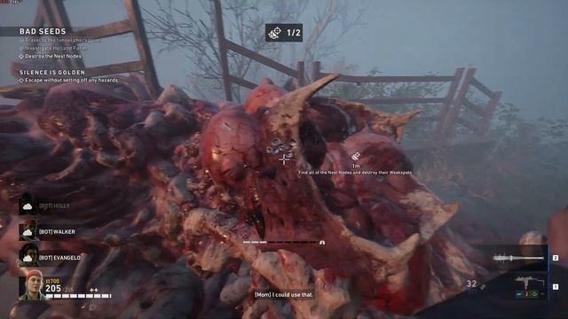 How to destroy all nest nodes at BAD SEEDS 1/2 - Back 4 Blood смотреть онлайн