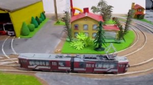 Бумажный трамвай ЛВС-86К из Санкт-Петербурга