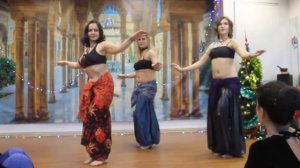 Трайбл Студия "Atisha" г. Челябинск, Tribal Fusion, Новогодняя вечеринка, 23-12-2018