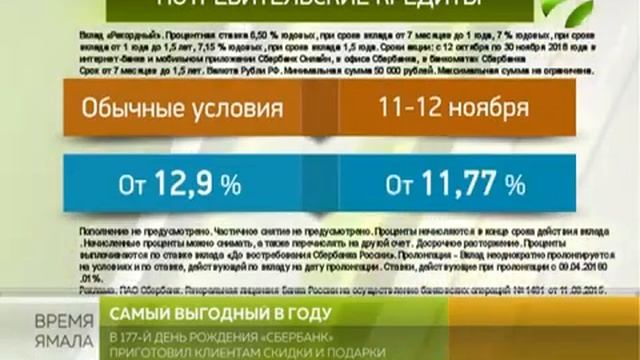 Ссылка на сайт в описание! «Сбербанк» дарит подарки в свой день рождения смотреть онлайн