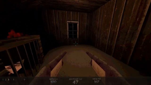 Dusk (Pre-Alpha Demo) - Down on the Farm (E1M2) смотреть онлайн