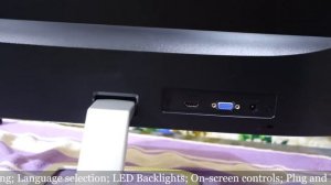 HP 21.5-inch (54.6 cm) Edge to Edge LED Backlit Computer Monitor (Review in Hindi)