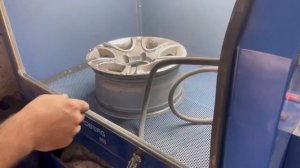 Обзор работы пескоструйной камеры NORDBERG NS9 с фронтальной загрузкой