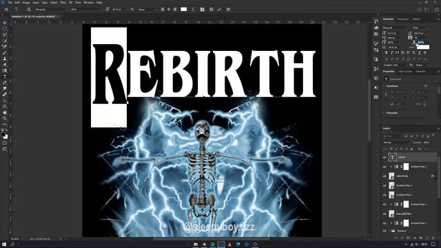 Rebirth | Timelapse Photoshop смотреть онлайн
