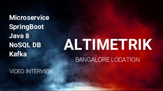 ALTIMETRIK | Java microservice spring boot real time interview | Video Interview смотреть онлайн