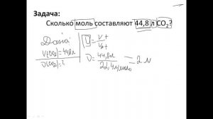 Химия: решение задач на моль (количества вещества)