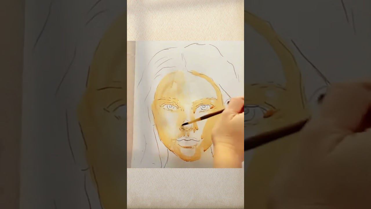 Портрет прекрасной девушки #рисуйсомной #портрет #портретдевушки