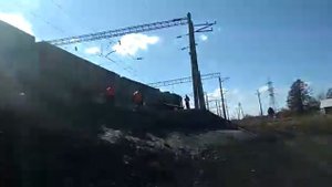 Выгрузка полувагонов