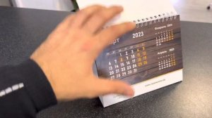 Календарь настольный с перекидными листами и основой из переплетного картона в Типографии Касп