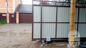 Откатные ворота на Ролтэк ЭКО и DoorHan Sliding-800