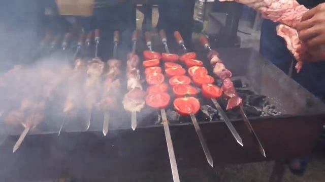 Фестиваль шашлыка 2018 в городе Ахтала,Армения