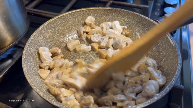 Брокколи с грибами, макаронами и сыром | Брокколи рецепт | рецепты просто