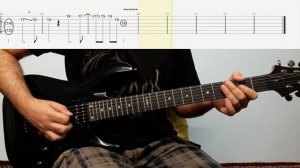The Halo Effect - Days Of The Lost Guitar Riffs With Tabs(Drop C)