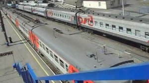 пассажирский поезд Тюмень - Екатеринбург