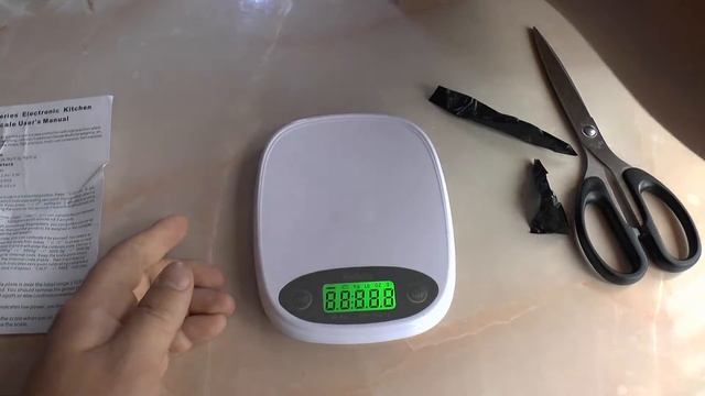 Кухонные весы Распаковка и обзор электронных весов с aliexpress за 370 рублей смотреть онлайн