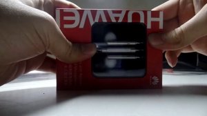 Unboxing HUAWEI AM116 IN EAR HI-FI EARPHONE WITH REMOTE AND MICROPHONE