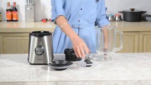 MOA Blender with glass jug - Smoothie Maker - Ice crusher