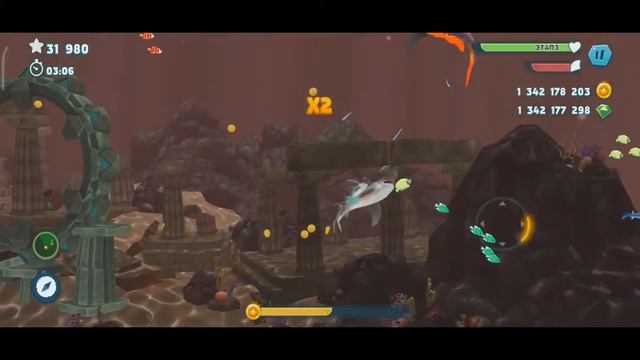 ?Hungry Shark Evolution #3 (Акула Молот)? смотреть онлайн