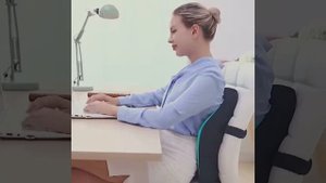 ⚡?Ортопедическая подушка с эффектом памяти для офисного стула поддерживающая поясницу на Алиэкспрес