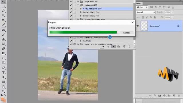 Actoin photoshop cc   Free Film Effect Photoshop Action