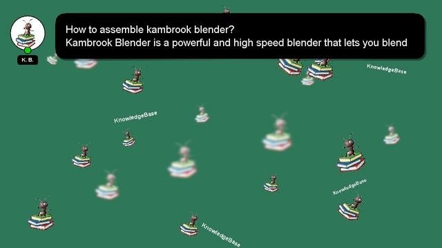[SOLVED] HOW TO ASSEMBLE KAMBROOK BLENDER?