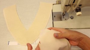 Sewing techniques for beginners/ How to sew a stylish and easy blouse collar/ easy sewing