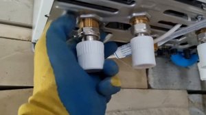 Установка настенного двухконтурного котла