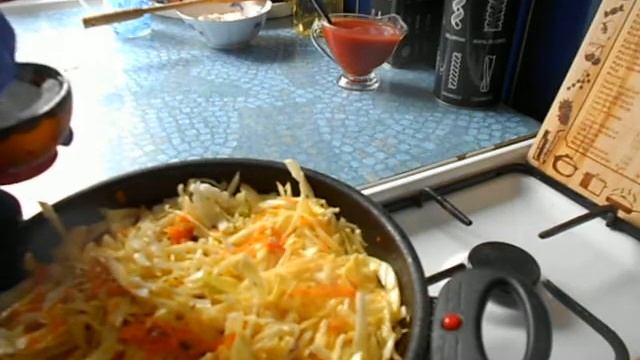 Рис с капустой/Постное блюдо