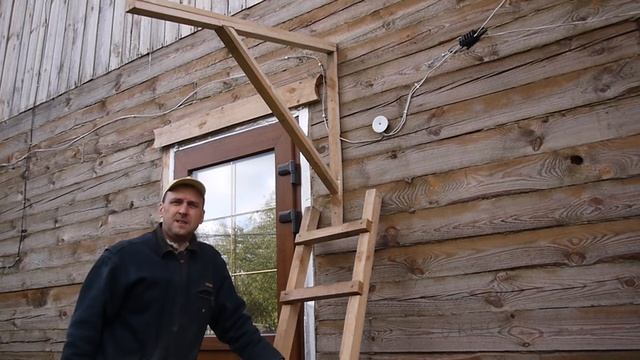 Козырек над входной дверью