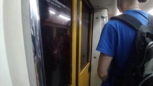 Поездка На поезде 81-740 русич славянский бульвар - Киевская // 5   июля 2021