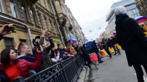 Митинг Санкт-Петербург, прорыв баррикад 05.05.18