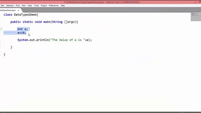 Java SE 04 - Primitive Data Types in Java - SGteck смотреть онлайн