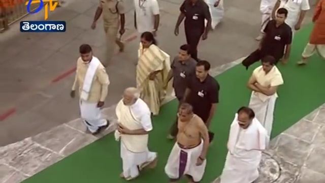 PM Modi Visits Lord Venkateswara Temple In Tirumala смотреть онлайн