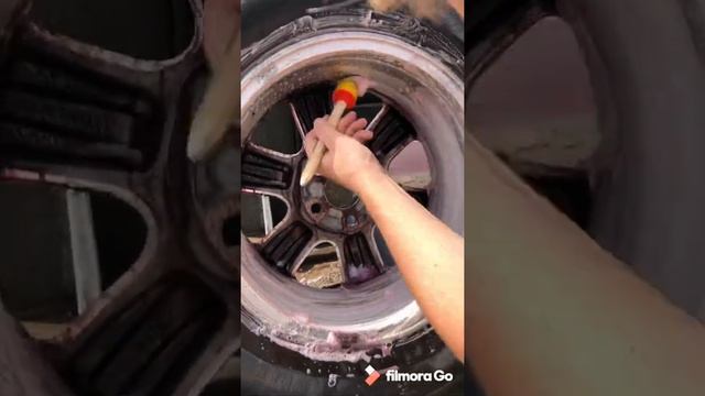 Детейлинг дисков на самомойке