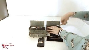 Шариковая ручка в виде патрона с затвором (венге)