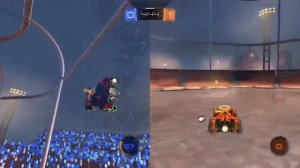 Rocket league with a oreo and a ACE