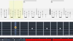 Guitar Tab - Secunda (The Elder Scrolls V: Skyrim) OST Fingerstyle Tutorial Sheet Lesson #Anp