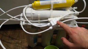 Постоянный слив в дренаж АкваОсмос AO RO 6.