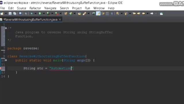 Program to Reverse a string using String buffer class In Java || #java #Stringbuffer #function смотреть онлайн