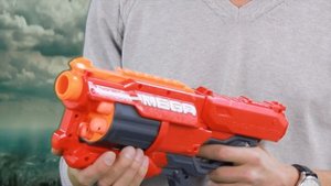 Бластер нерф Мега Циклон Шок - Nerf MEGA Cyclone Shock A9353