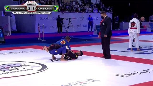 Nathannael Fernandes vs Rodnei Barbosa | 2021 Abu Dhabi World Pro Jiu-Jitsu Championships