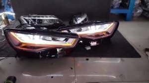 Фары для апгрейда автомобиля Audi A6 (C7) в Audi A6 (C7) рестайлинг?