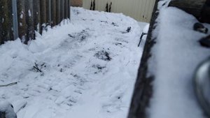 Пробная версия ковша для уборки снега на мотоблок #село #деревня #самоделки #мотоблокидеи