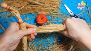 Обережная кукла "Солнечный конь" из лыка