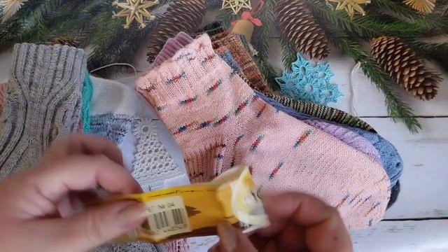12 пар носков! Моя красота в 🧦 коробочке 2023! Итоги! Распакуем коробочку) #сп_носочнаякоробочка202