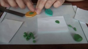 Молд "Лист розы" из полимерной глины